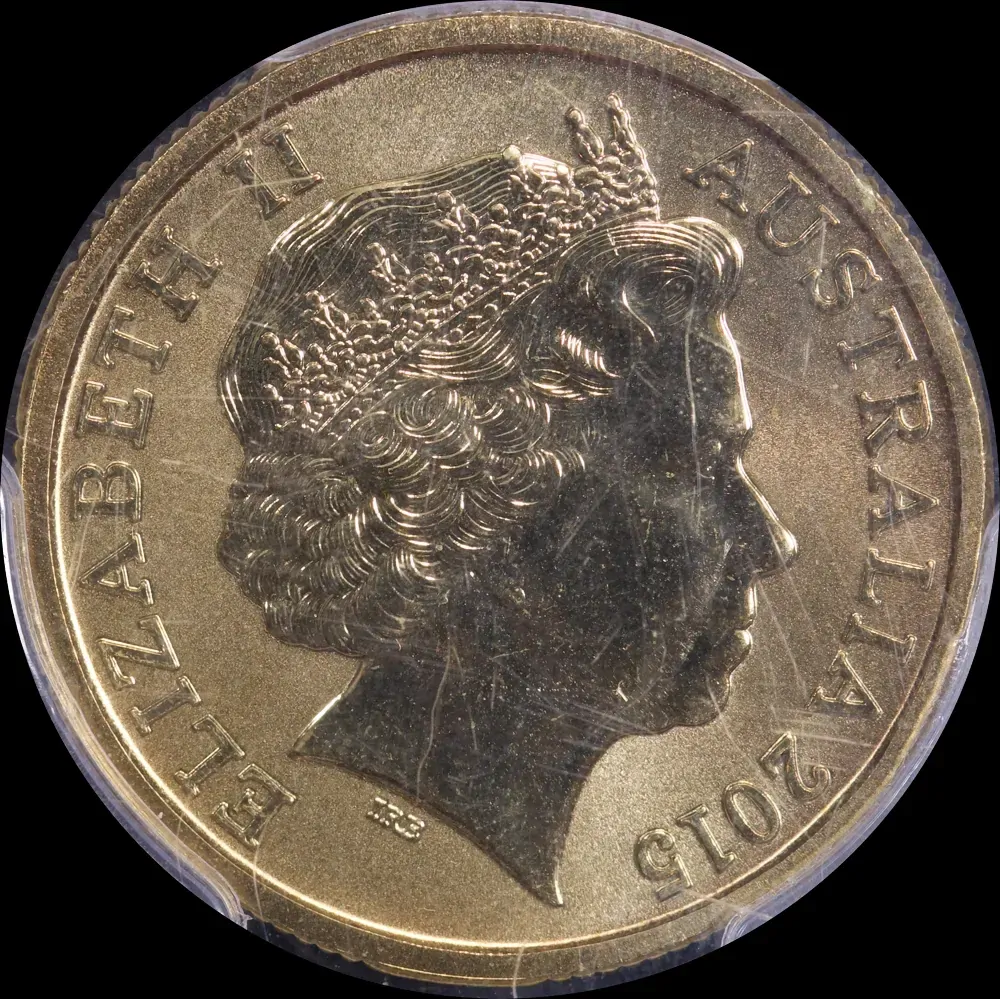 2015 One Dollar WWI War Heroes - Red Poppy PCGS MS68