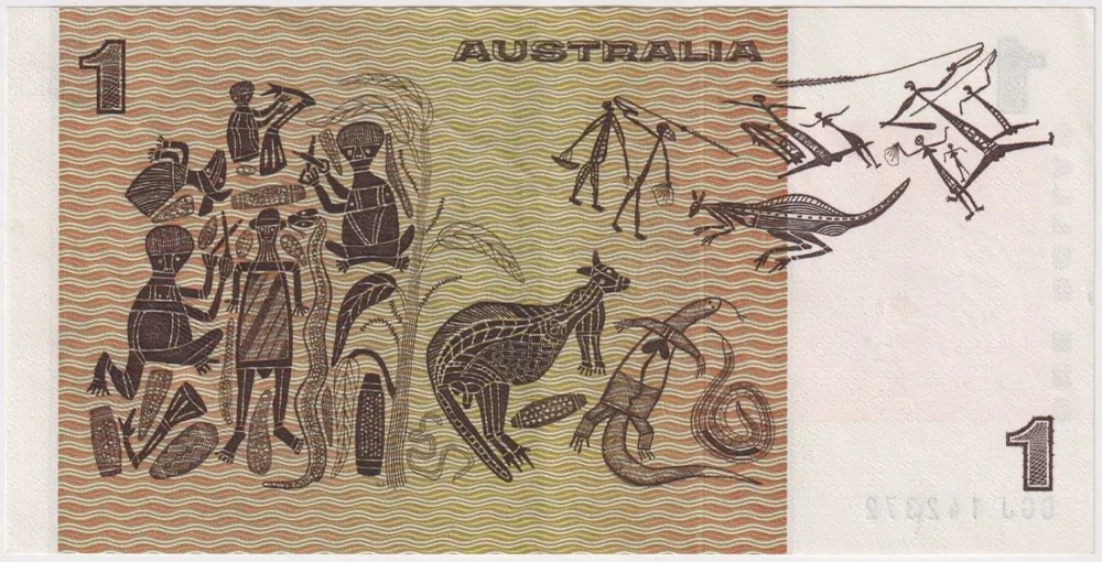 1982 $1 Note Johnston/Stone DGJ First Signature Prefix R78F good EF