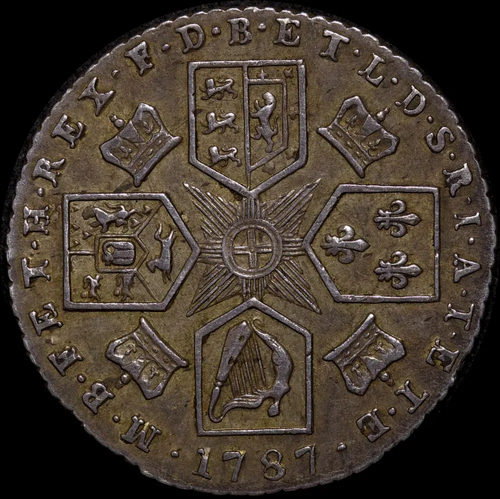 1787 Silver Sixpence George III S#3749 good VF product image