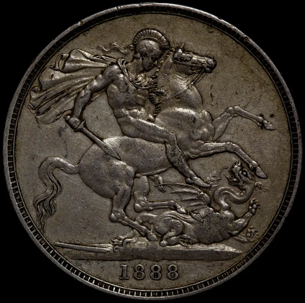 1888 Silver Crown Victoria S#3921 good VF product image