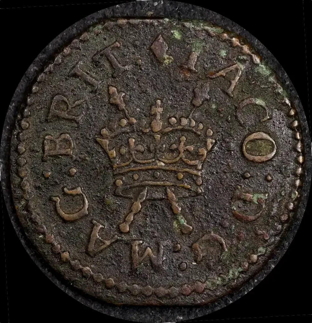 1603 - 1625 Copper Farthing James I /  S#J1FA-020 about VF