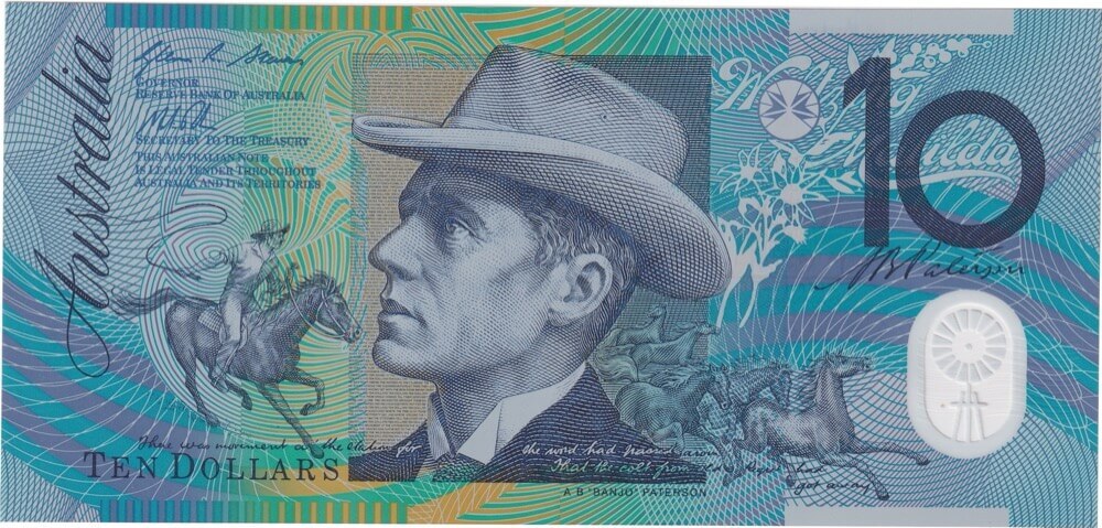 2013 $10 Note DF13 Last Prefix Stevens/Parkinson R322bL Uncirculated