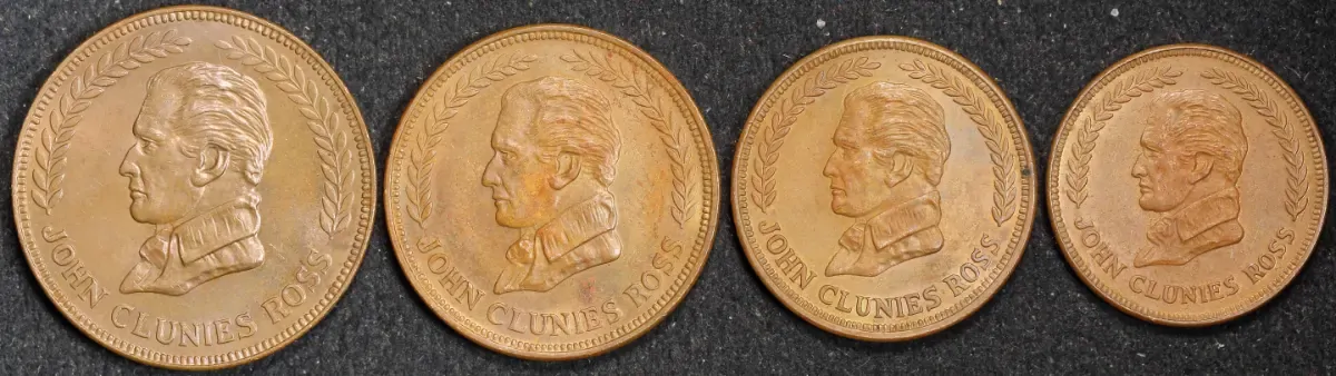 Keeling Cocos Islands 1977 50c - 5c Coin Set of 4 product image