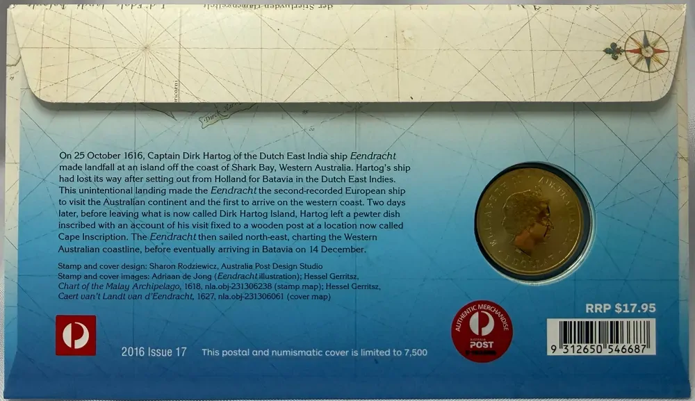 2016 1 Dollar PNC Dirk Hartog product image