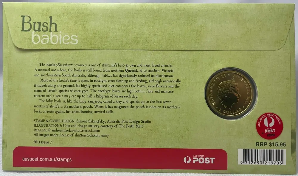 2011 1 Dollar PNC Bush Babies Koala