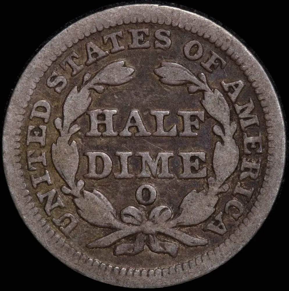 United States 1850-O Silver Half Dime KM# 62.2 Fine product image