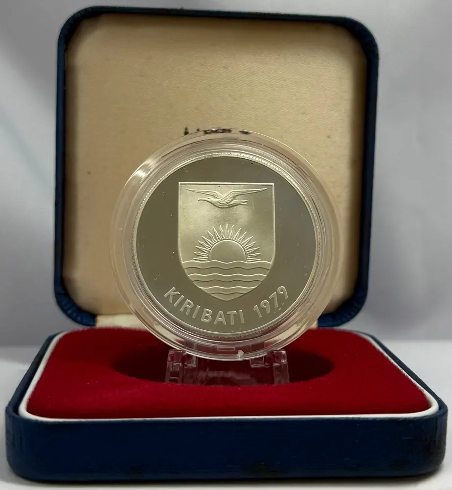 Kiribati 1979 Silver 5 Dollar Proof Coin Independence product image