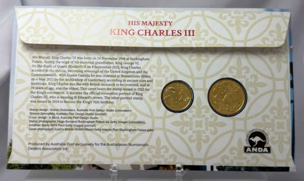 2025 2 Coin PNC Sydney ANDA Money Expo King Charles III