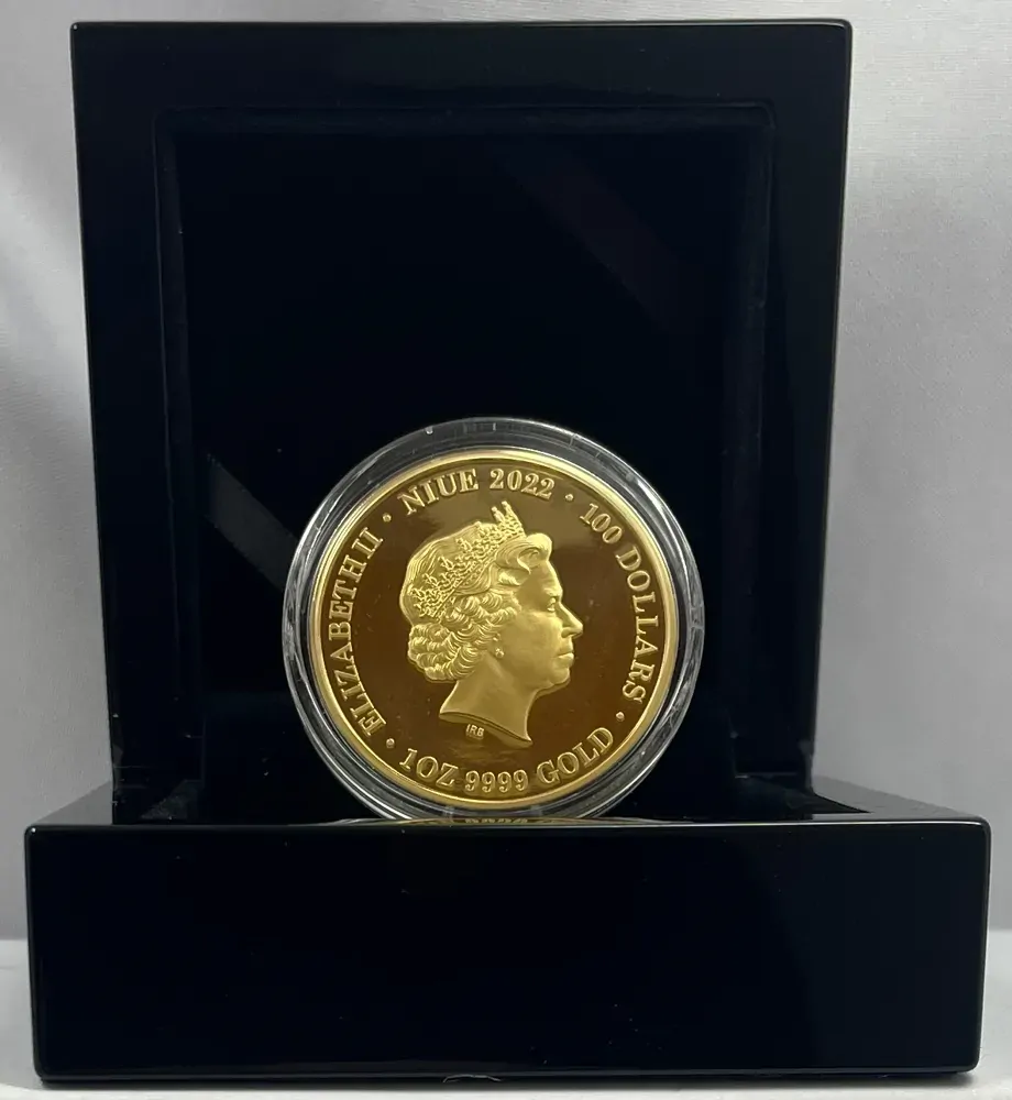 Niue 2022 Gold 1 Ounce Proof Coin Roswell product image
