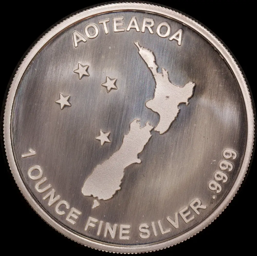 New Zealand Silver 1oz Round Fern product image