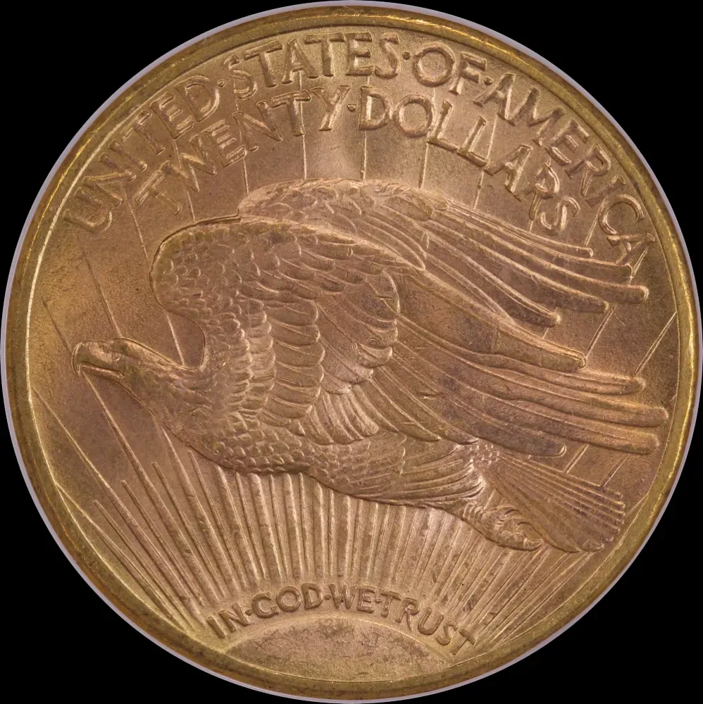 United States 1914-D Gold 20 Dollar Saint-Gaudens KM# 131 NGC MS64 product image