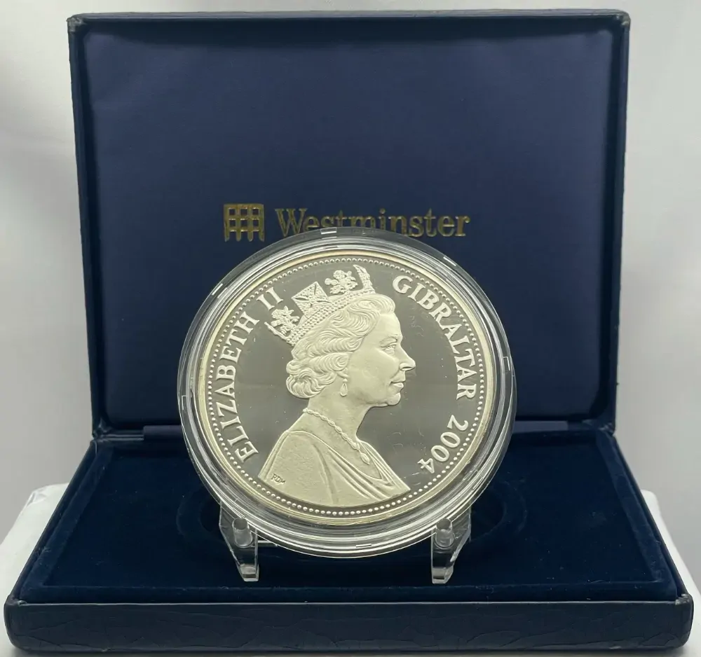 Gibraltar 2004 Silver 10 Pounds Proof Coin D-Day Allies product image
