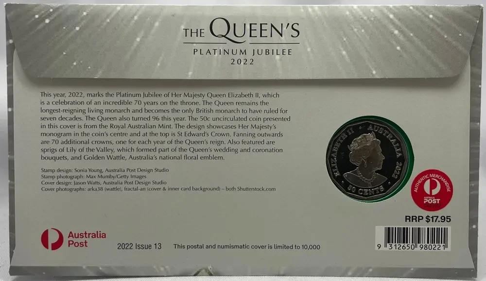 2022 50 Cent PNC QEII Platinum Jubilee