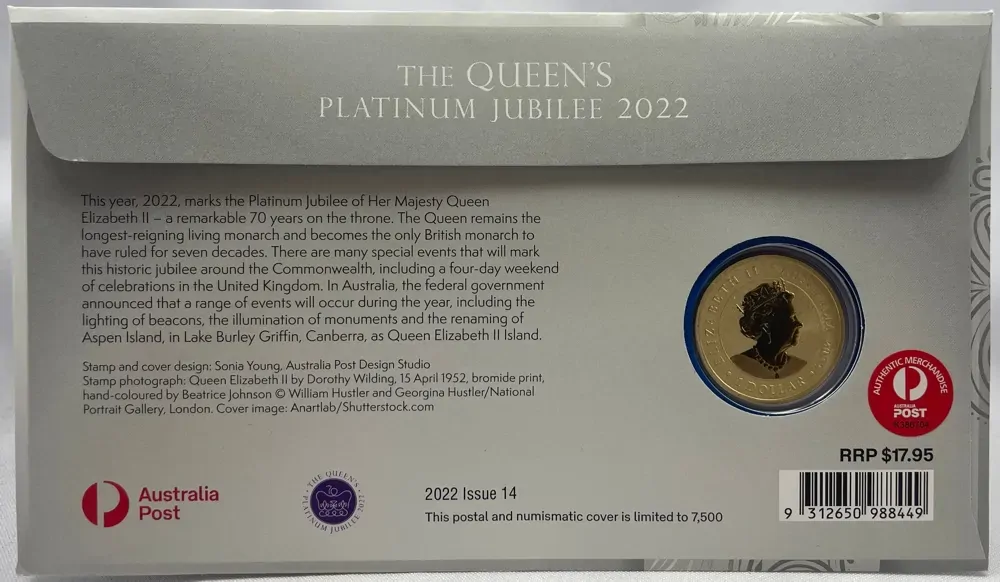 2022 1 Dollar PNC QEII Platinum Jubilee