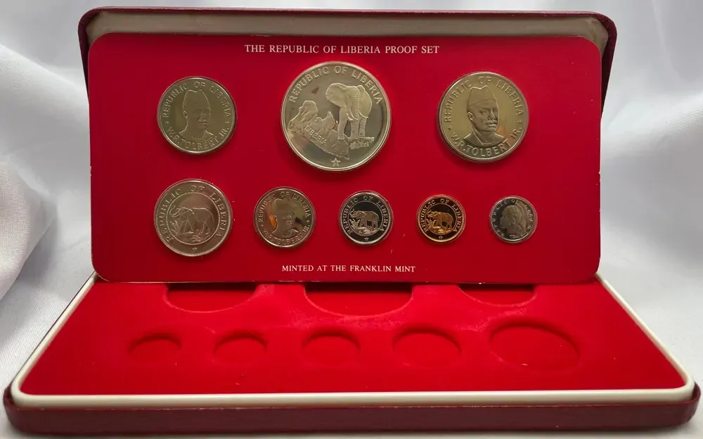 Liberia 1978 Proof Coin Set product image