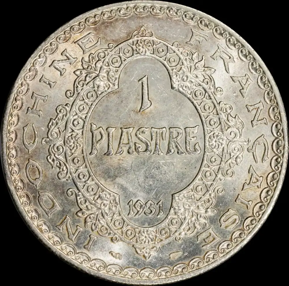 French Indo-China 1931 Silver Piastre KM#19 PCGS MS61 product image