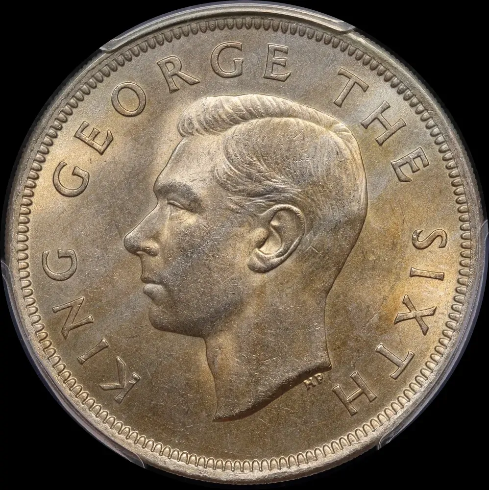 New Zealand 1951 Half Crown KM#19 PCGS MS63 product image