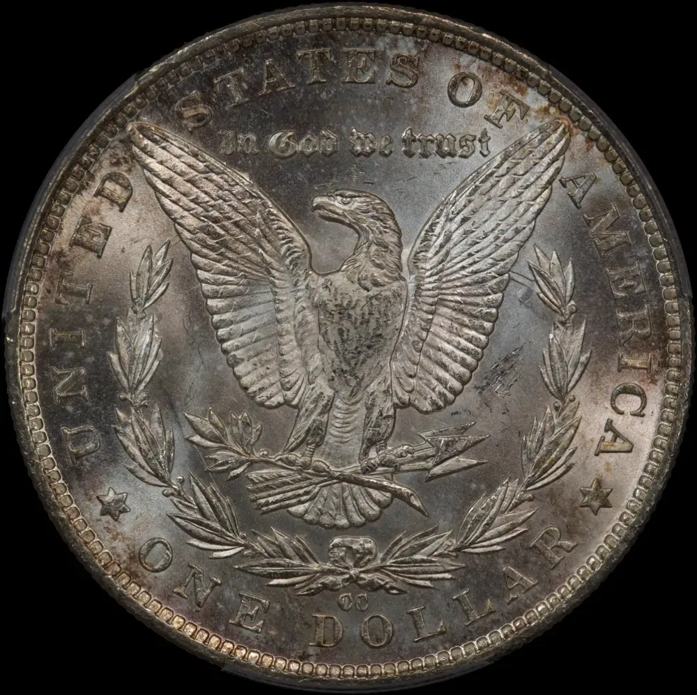 United States 1882-CC Silver  Morgan Dollar KM# 100 PCGS MS63 product image