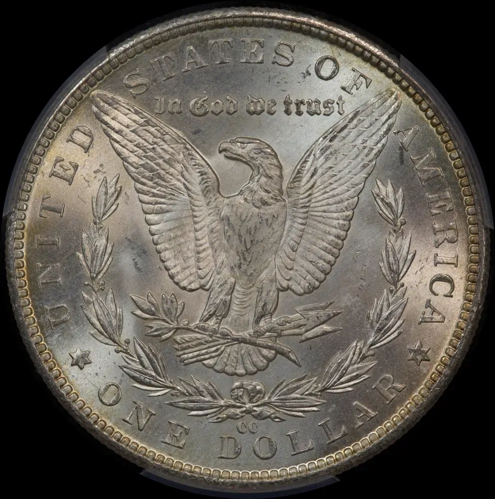 United States 1884-CC Silver  Morgan Dollar KM# 100 PCGS MS63 product image
