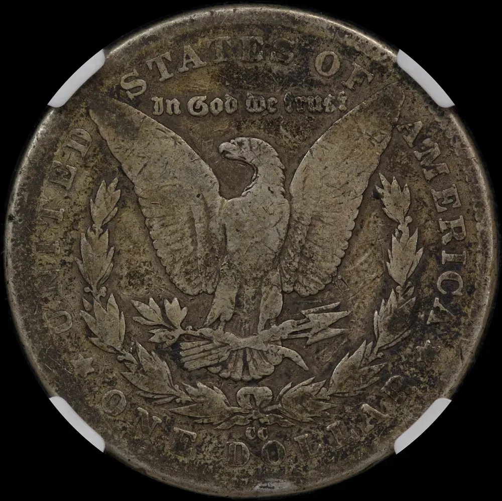 United States 1889-CC Silver  Morgan Dollar KM# 100 NGC AG 3 product image