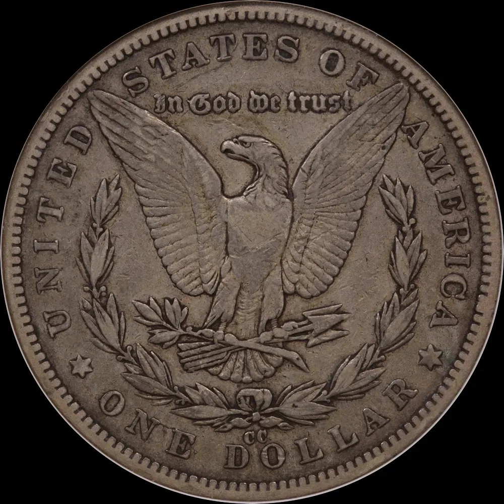 United States 1890-CCSilver  Morgan Dollar KM# 100 ANACS VF35 product image
