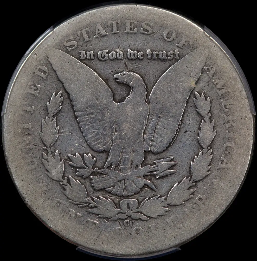 United States 1892-CCSilver  Morgan Dollar KM# 100 PCGS GENUINE AG product image