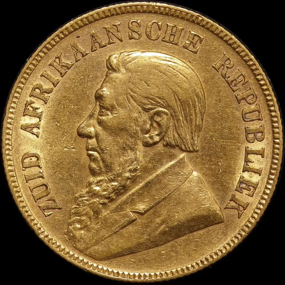 South Africa 1895 Gold Pond KM#10 Extremely Fine product image