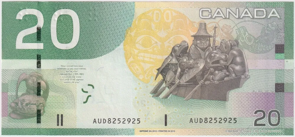 Canada 2010 20 Dollars P#103g Uncirculated