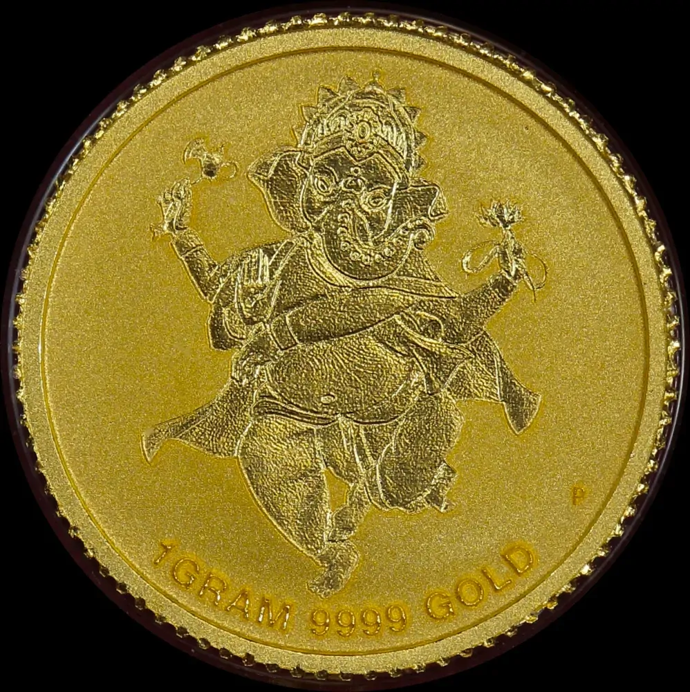 Tuvalu 2018 Gold 4 Dollars Happy Diwali product image