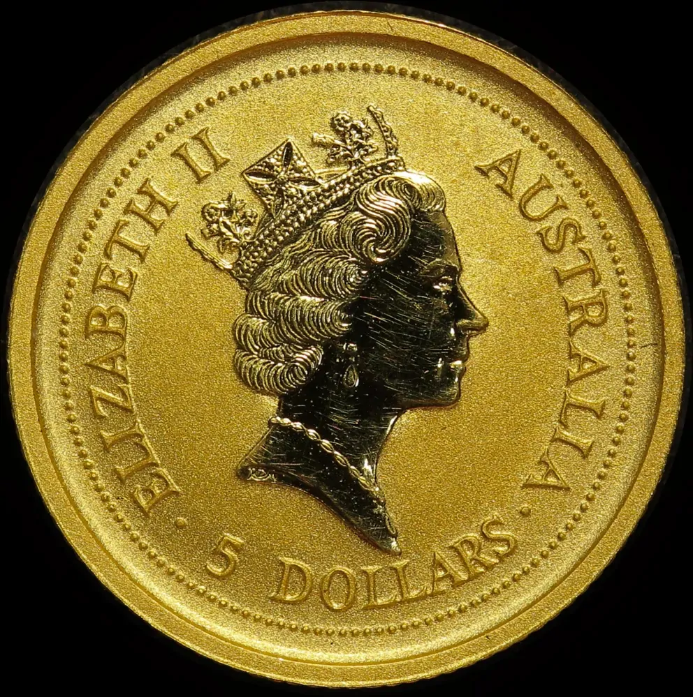 1996 Gold 1/20oz Specimen Coin Kangaroo Nugget