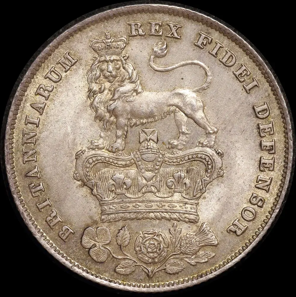 1825 Silver Shilling George IV S#3812 Uncirculated
