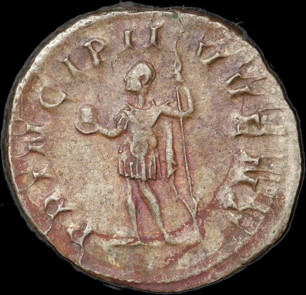 Philip II  Silver Antoninianus RIC IV 354 Extremely Fine
