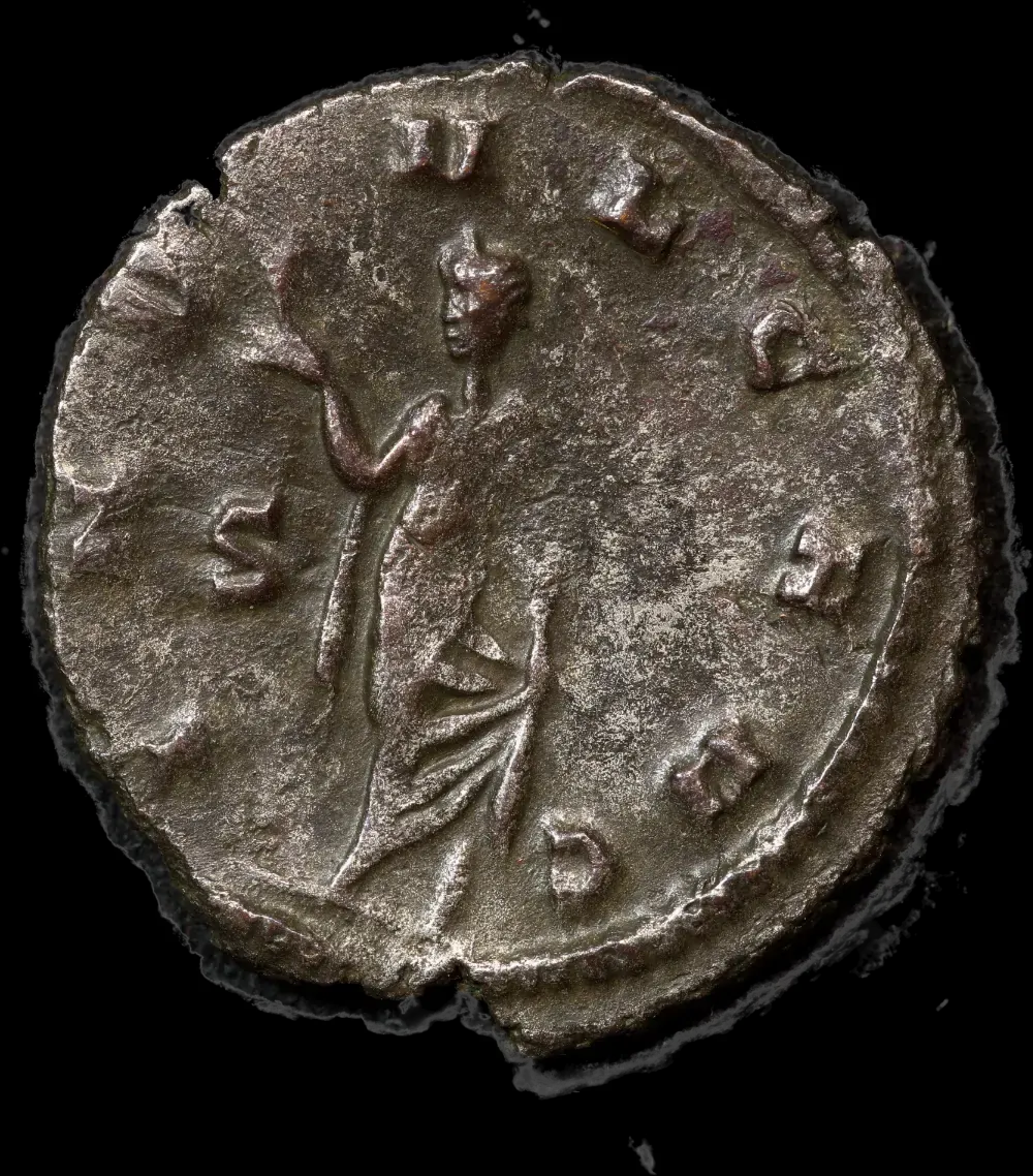 Gallienus  Silver Antoninianus RIC V Gallienus 485 Extremely Fine