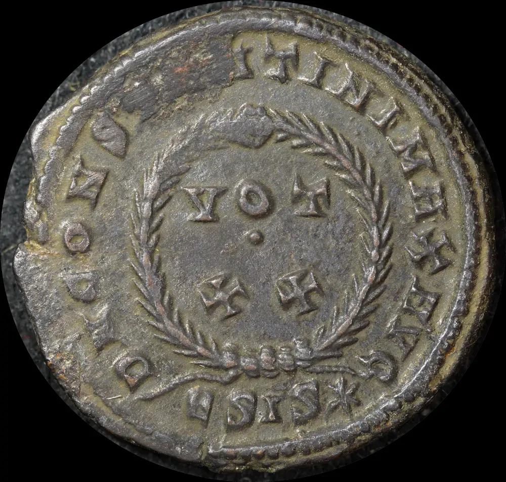 Constantine  Copper Follis RIC VII Siscia 148 good VF