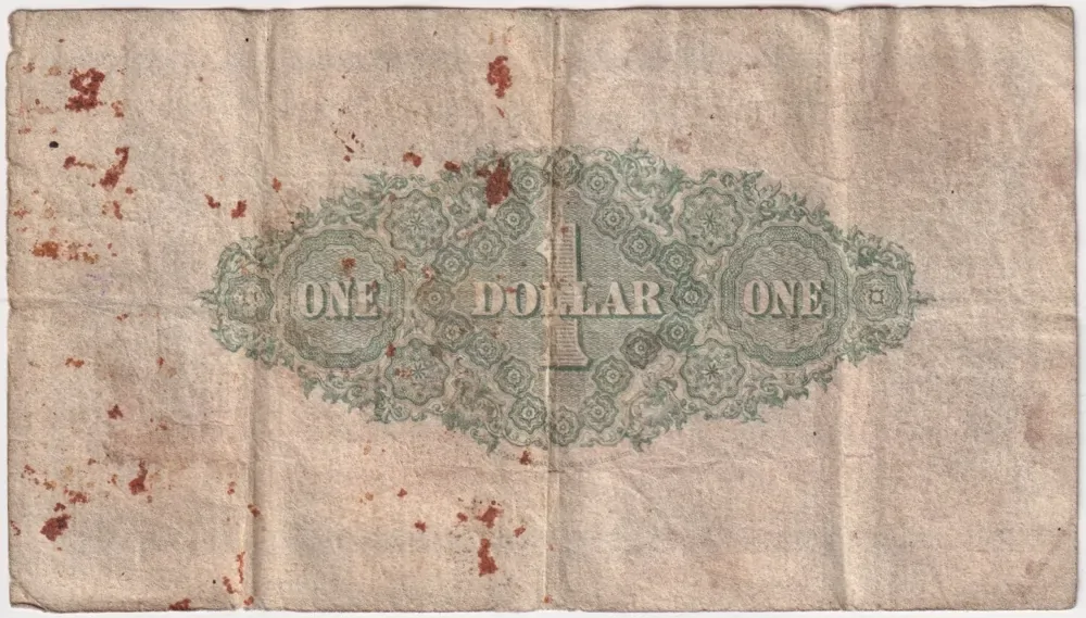 British North Borneo 1930 1 Dollar P# 20 about Fine