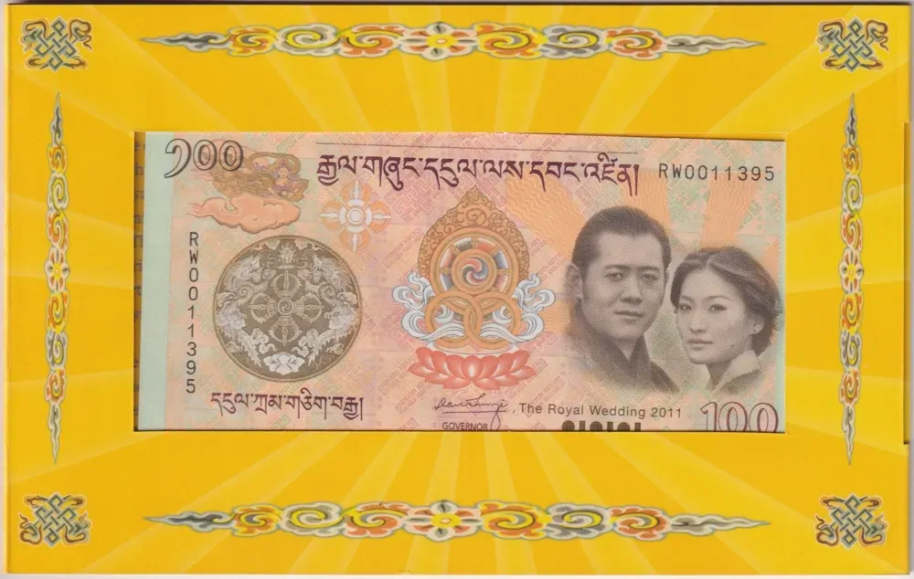 Bhutan 2011 100 Ngultrum  Uncirculated