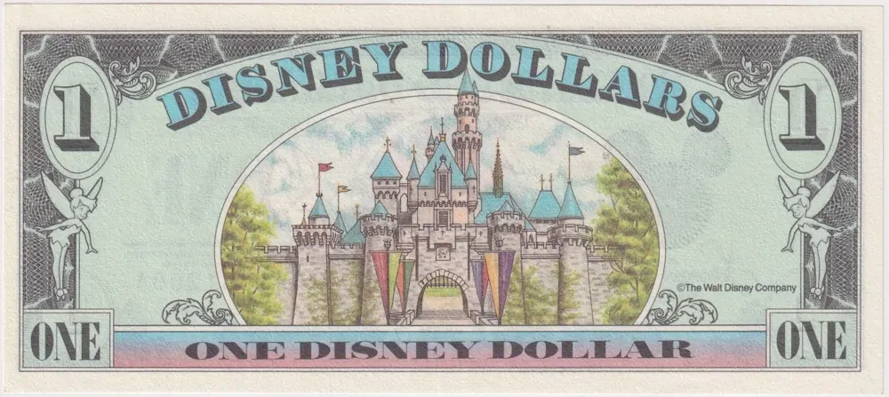Disneyland 1994 1 Dollar Mickey Uncirculated