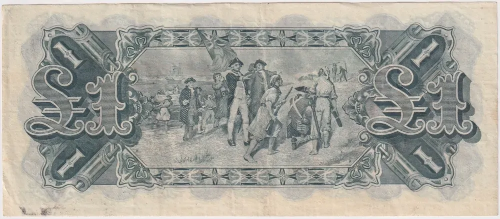 1932 One Pound Riddle/Sheehan R27bL K98 Last Prefix Extremely Fine product image