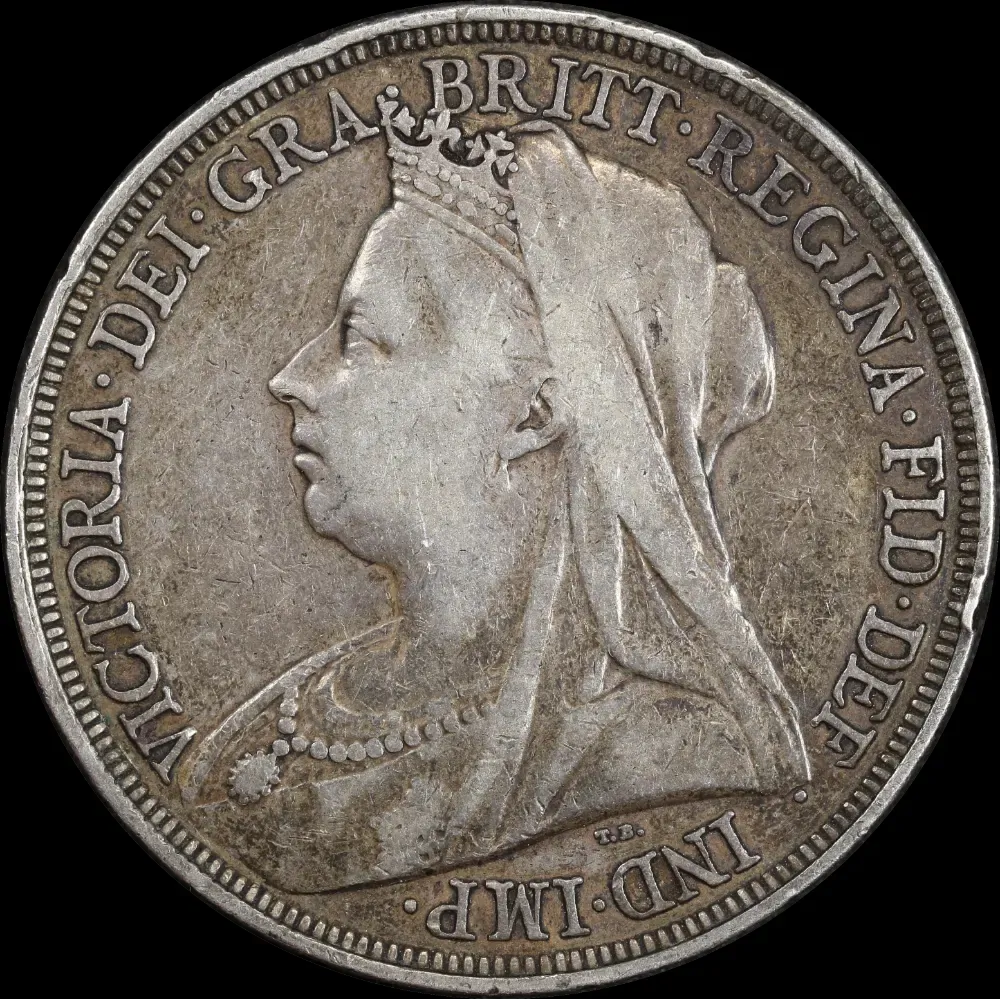 1895 Silver Crown Victoria S#3937 Very Fine product image