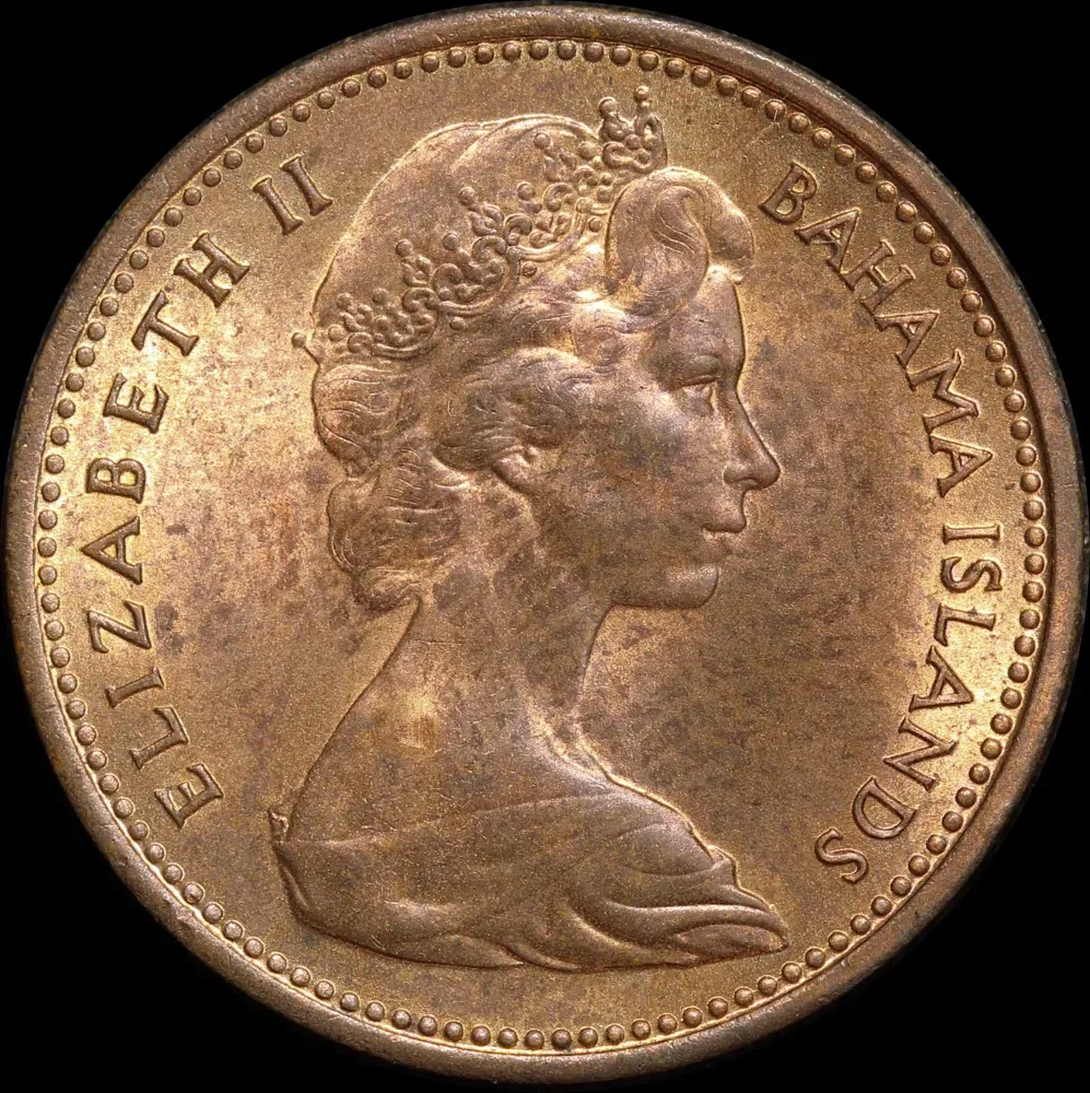 New Zealand/Bahamas 1967 2 Cent Mule KM#33 Choice Uncirculated product image