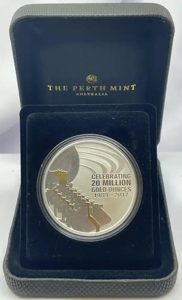 2017 Silver 1 Ounce Medallion KCGM 20 Million Ounces product image