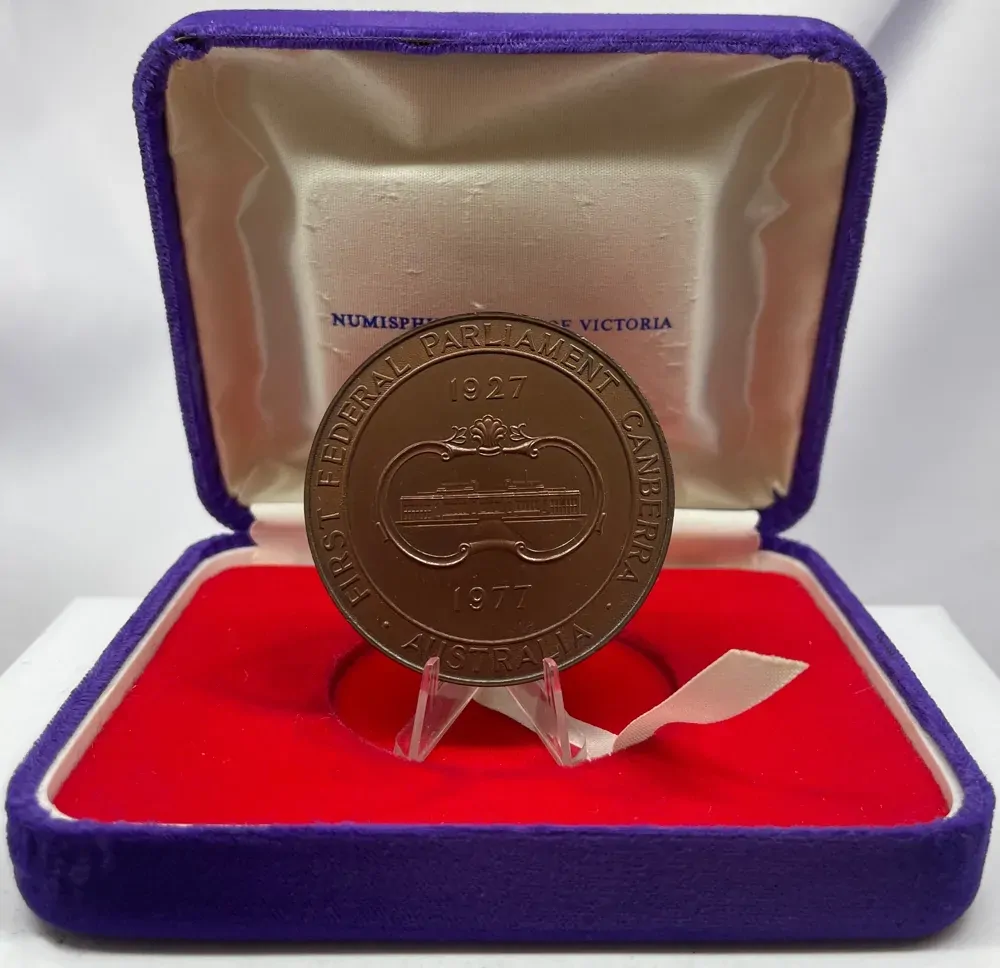 1977 Bronze Medal Numisphil Society of Victoria