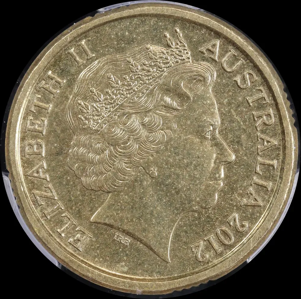 2012 2 Dollar Red Poppy C Mintmark PCGS MS64