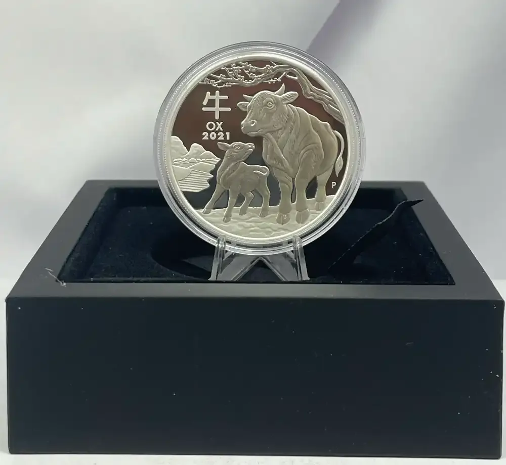 2021 Silver 1oz Proof Coin Lunar Ox product image