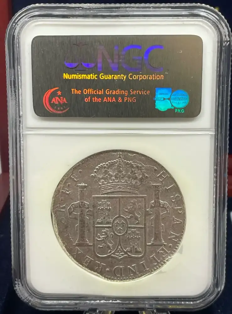 Mexico 1778 Silver 8 Reales PCGS Genuine ex El Cazador wreck