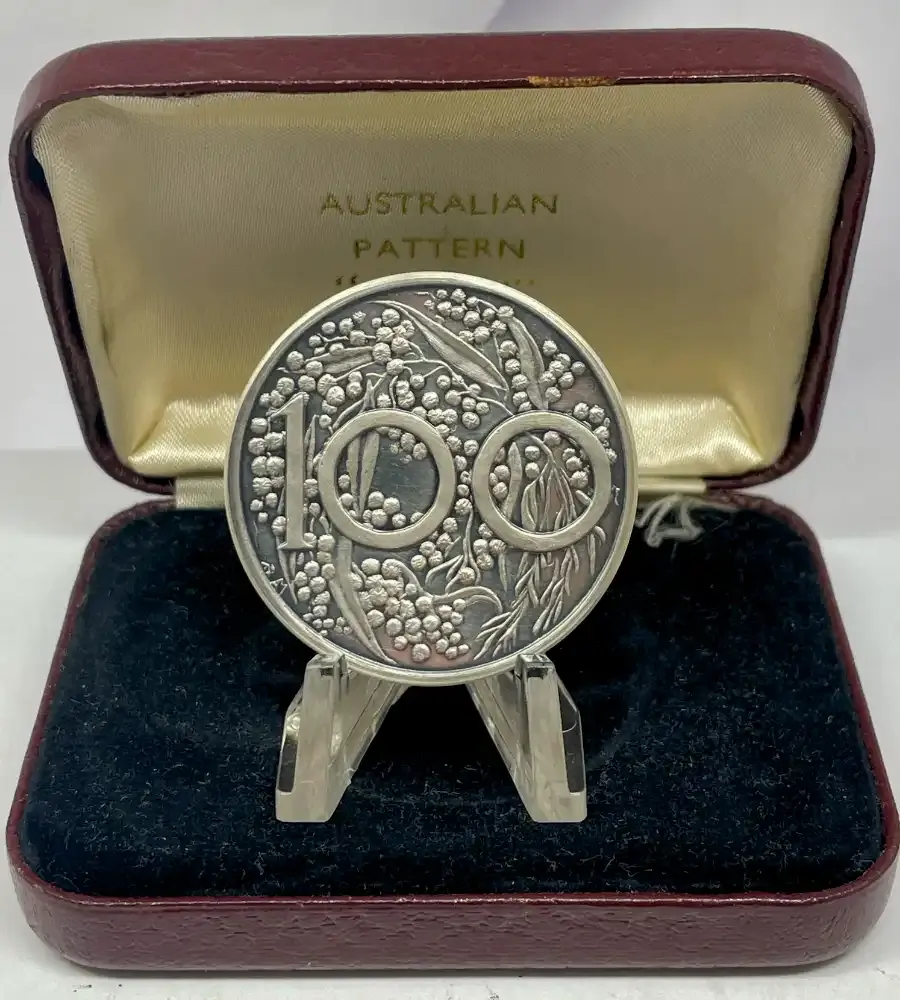 1967 Unofficial Pattern Swan Dollar Proof with Box