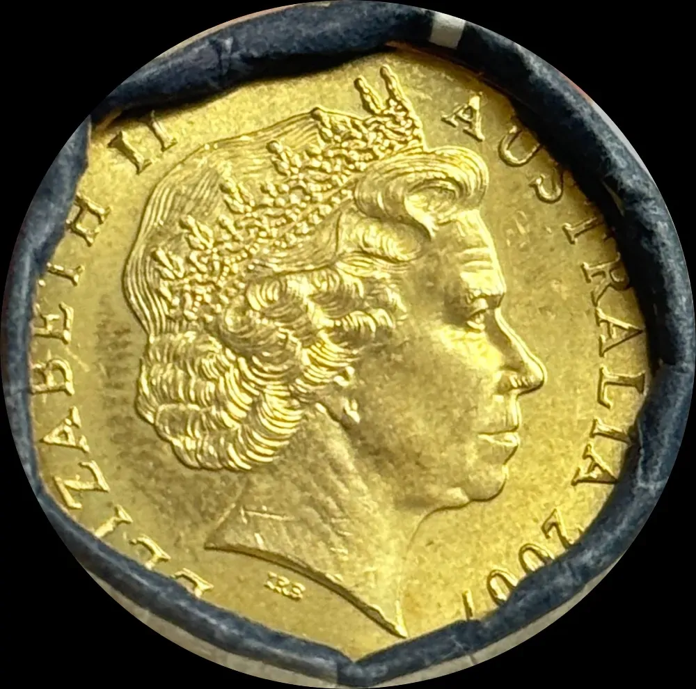 2007 1 Dollar Coin Mint Roll APEC Heads / Heads