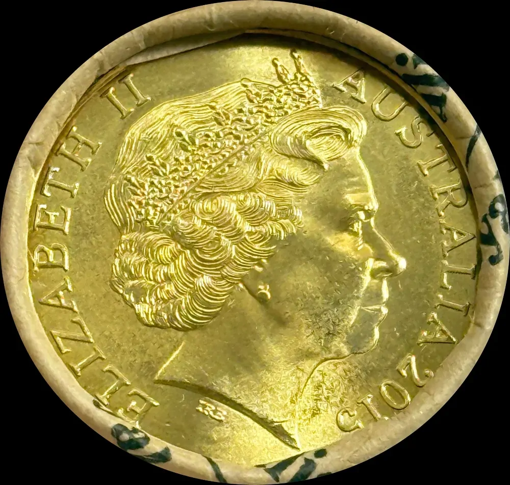 2015 1 Dollar Mint Roll 100 Years of ANZAC Spirit Heads/Tails