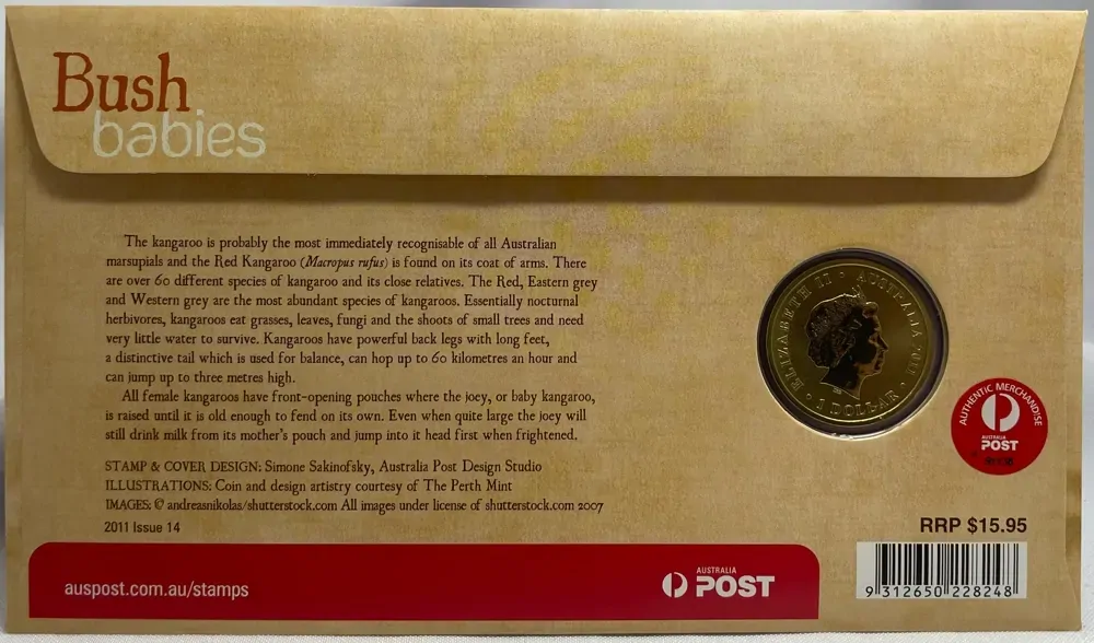 2011 1 Dollar PNC Bush Babies Kangaroo