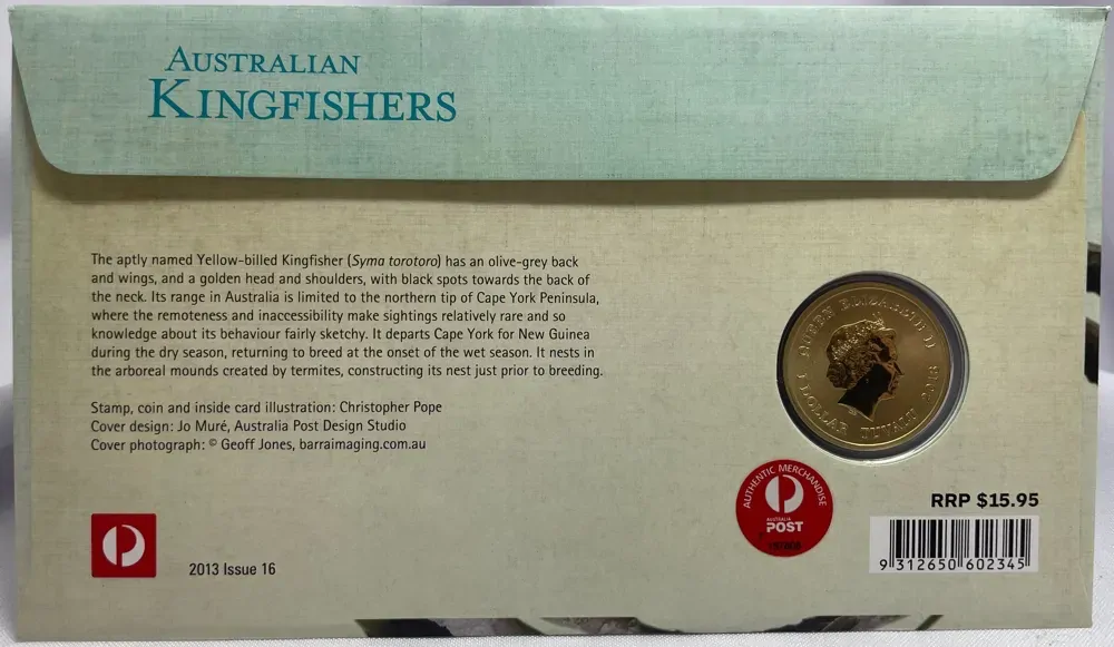 2013 1 Dollar PNC Australian Kingfishers